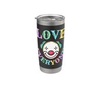 Clowncore Sorridi e Ama tutti Buon Vicino Bicchiere termico in acciaio inox doppia parete