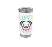 Clowncore Sorridi e Ama tutti Buon Vicino Bicchiere termico in acciaio inox doppia parete