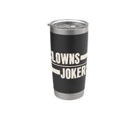 Clowns to The Right Jokers to The Lef Bicchiere termico in acciaio inox doppia parete