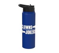 Clowns to The Right Jokers to The Lef Stainless Steel Insulated Water Bottle