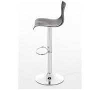 CLP 2 Sgabelli Alti Hover in Polipropilene I Set 2 Sgabelli Bar Design Regolabile 59-80 CM I Sedie Sgabello Girevole, Colore:Nero