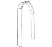 CLP Arco per Rose in Metallo Stabile Anna, Supporto Robusto per Rampicanti, Arco da Giardino Resistente alle Intemperie in Stile Rustico, Colore:bronzo