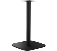 CLP Base del Tavolo in Metallo Nero, Gambe del Tavolo Marudi in Acciaio Verniciato a Polvere, Robusta Base del Tavolo per Interni ed Esterni, Colore:Nero, Forma:angolare