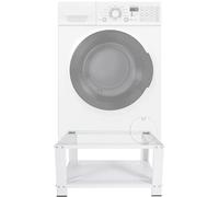 CLP Base per Lavatrice Lunas I Robusto ripiano per Lavatrice con vano a Pavimento, Colore:Bianco