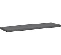 CLP Cuscino per Esterno 8 cm Spesso, per Panca da Giardino con Cerniera, Resistente agli, Imbottitura in Schiuma, Tessuto 600D Oxford, Colore:Grigio Scuro, Dimensione: