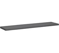 CLP Cuscino per Esterno 8 cm Spesso, per Panca da Giardino con Cerniera, Resistente agli, Imbottitura in Schiuma, Tessuto 600D Oxford, Colore:Grigio Scuro, Dimensione: