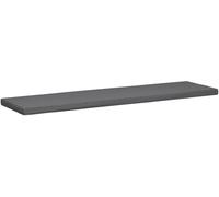 CLP Cuscino per Esterno 8 cm Spesso, per Panca da Giardino con Cerniera, Resistente agli, Imbottitura in Schiuma, Tessuto 600D Oxford, Colore:Grigio Scuro, Dimensione: