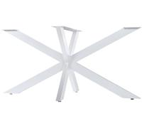 CLP Gambe del Tavolo Hardwick I Guide per tavoli Fai da Te con Altezza di 71 cm, Colore:Bianco, Dimensione:150x78x71 cm