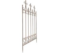 CLP Griglia per Piante Rampicanti Flieder in Ferro I Recinzione Rampicanti 150x100 CM I Graticcio Fiori Rustico, Colore:Antico Marrone