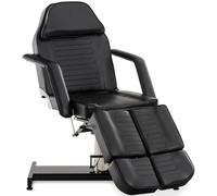 CLP Lettino Idraulico Centri Estetici Split V2 In Similpelle I Lettino Professionale Regolabile Con Braccioli Rimovibili, Carico Max 400 KG | Colore nero