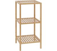 CLP Mensola bagno in bambù Zinnien scaffale stretto stabile e resistente portata