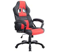 CLP Sedia da ufficio XL Pedro nero/rosso - 191538163