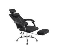 CLP - Poltrona da Ufficio Fellow in Tessuto a Rete - Sedia Studio Reclinabile con Doppio Cuscino I Poltrona Gaming Ergonomica con Poggiapiedi Allungab - SPEDIZIONE GRATUITA
