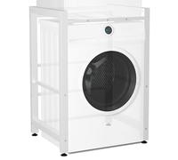 CLP Scaffale per Lavatrice Medina I per Un Massimo di 2 elettrodomestici I Sovrastruttura in Acciaio, Colore:Bianco