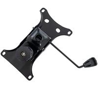 CLP Sedia da ufficio con supporto per sedile e meccanismo a dondolo – Nero