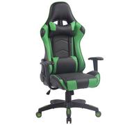 CLP - Sedia Gaming Miracle V2 in Similpelle - Sedia Racing 2 Cuscini - Poltrona Girevole con Max Carico 150Kg - Sedia Gamer Regolabile 47-57cm Nero Ve