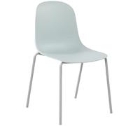 CLP Sedia impilabile Hardin I Sedia da esterno assolutamente resistente alle intemperie e ai raggi UV, Colore:turchese