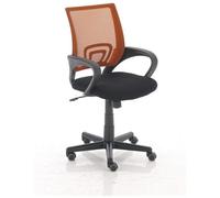 CLP - Sedia Ufficio Genius in Rete Traspirante I Sedia Pc Ergonomica Girevole Regolabile I Sedia Studio Imbottita con Braccioli e Ruote I Carico Max 1