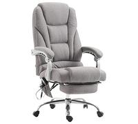 CLP Sedia ufficio massaggiante Pacific in tessuto grigio - 192451608