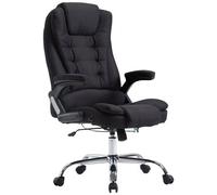 CLP - Sedia Ufficio Thor XXL in Stoffa - Poltrona Studio Carico Max 150 kg I Sedia Pc Ergonomica Imbottita e Regolabile in Altezza I Sedia da Scrivani