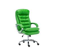 CLP Sedia Ufficio Vancouver XXL In Similpelle I Poltrona Elegante Direttore Carico Max 235 KG, Colore:verde