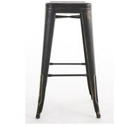 CLP Set 2 Sgabelli Bar Joshua in Metallo nero-oro - 307608