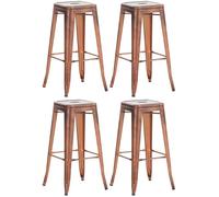 CLP Set 4 Sgabelli Bar Joshua In Metallo kupfer - 312748