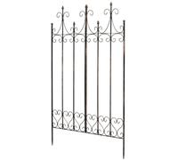 CLP Traliccio in Metallo Alto 130 cm Flieder, Robusto Supporto per Piante rampicanti, Recinzione rampicante in Stile Country, Colore:Bronzo