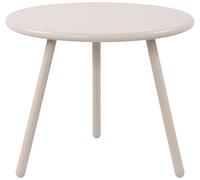 CLP Tavolino Berea I Tavolo da Salotto Rotondo per Esterni e Interni I Tavolo da Giardino Resistente alle intemperie e ai Raggi UV I Tavolino da Esterno, Colore:Grigio Chiaro