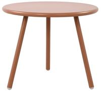 CLP Tavolino Berea I Tavolo da Salotto Rotondo per Esterni e Interni I Tavolo da Giardino Resistente alle intemperie e ai Raggi UV I Tavolino da Esterno, Colore:Terracotta