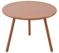 CLP Tavolino Minot I Tavolo Rotondo per Esterni e Interni I Tavolo da Giardino Resistente alle intemperie e ai Raggi UV, Colore:Terracotta