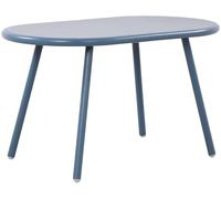 CLP Tavolino Velva I Tavolo Ovale da Salotto per Esterni e Interni I Tavolo da Giardino Resistente alle intemperie e ai Raggi UV, Colore:Blu