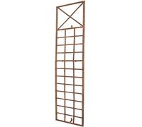 CLP Graticcio Piante Rampicanti Trigo in Ferro I Graticolato Piante 198 x 40 CM I Traliccio Rampicanti da Fissare alla Parete, Colore:Antico Marrone