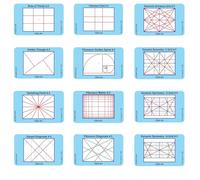 CLPA Set mirino fotografico video 4:3: tutti i mirini in formato 4:3 solo per arte, fotografia e video