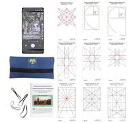 CLPA Visualizzatore composizione smartphone - Dimensioni per Samsung 6.1 a 6.4 pollici - Sovrapposizioni multiple dello schermo per inquadratura artistica mirini - nessuna app richiesta - Funziona con