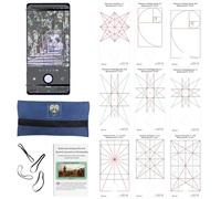 CLPA Visualizzatore di composizione per smartphone, dimensioni per Samsung da 6,6 a 6,9 pollici, sovrapposizioni multiple dello schermo per inquadratura artistica, non richiede app, funziona con app