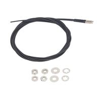 Clphendorine Fiber Optic Sensor 0-3600 mm Distance Measuring Probe, M4 Thread Optical Sensor for Industrial Automation, Liquid Crystal, Pharma & Electronics, ABS + Metal Housing, 2.2 mm