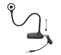 Clphendorine Videocamera documenti USB 2K 5 MP con autofocus, webcam USB con luce LED e funzione di inversione dell’immagine, illuminazione a tre livelli per la didattica a distanza su PC,