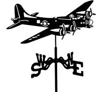 CLSDRHX Indicatore direzione del in Acciaio Inossidabile a Palette meteorologiche con Supporto per Il Tetto, Strumenti di misurazione della bancromatica