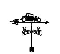 CLSDRHX Vane meteorologica Decorativa del Giardino Stile retrò - West Highland Terrier Eagle Silhouette in Acciaio Inossidabile Fatto a Mano