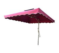 CLSDRZC * 2.5m Square Cantilever Hanging Umbrella, Canopy Shade Banana with Cross Base Sun Protection for Outdoor/Gardens/Balcony/Patio Tent Parasol Good