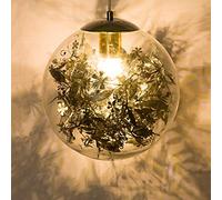 CLSDRZC 3D Multicolor Creative Glass Ceiling Lights Lamp Shade Chandelier Minimalist Art Lights,Black-19 * 20cm