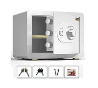 CLSDRZC Armadio Digitale di Sicurezza Ignifugo Impermeabile Ignifugo Completamente in Acciaio, Deposito Antifurto con Codice Meccanico E Chiave, Ufficio Banca Domestica