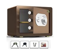 CLSDRZC Armadio Digitale di Sicurezza Ignifugo Impermeabile Ignifugo Completamente in Acciaio, Deposito Antifurto con Codice Meccanico E Chiave, Ufficio Banca Domestica