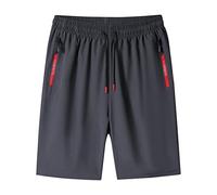 CLSDRZC Casual Shorts for Men's Summer Comfortable And Cool Straight Drape Sports Pants Loose Stretch Shorts