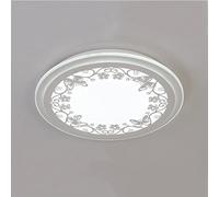 CLSDRZC Ceiling Lamp LED Round Minimalist Living Room Bedroom Study Light,White Light-52cm