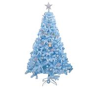 CLSDRZC Decorazione Artificiale Ornamenti per L'Albero di Natale Telecomando 8 modalità Blue Dream Albero di Natale per Interni ed Esterni con Staffa Facile Montaggio Il Nuovo