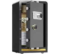 CLSDRZC Denaro per Denaro Impermeabile ignifugo con Serratura a Chiave Serratura Meccanica in Acciaio, armadietti Domestici con Magazzini Segreti privati indipendenti per la casa di