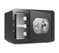 CLSDRZC Deposito Impermeabile ignifugo Armadietto per Contanti per Ufficio Domestico Piccolo - Multicolore -35X25X25 cm per Uso in Contanti in Ufficio Domestico (Colore : Grigio) (Nero)