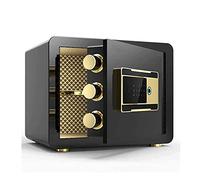 CLSDRZC Display a LED in Acciaio biometrico per Impronte digitali biometriche 38X30X30cm elettronico Digitale Impermeabile ignifugo, per Contanti per Gioielli in Hotel per Ufficio, Oro per Uso in